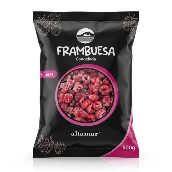 Frambuesas Enteras Congeladas 1kg