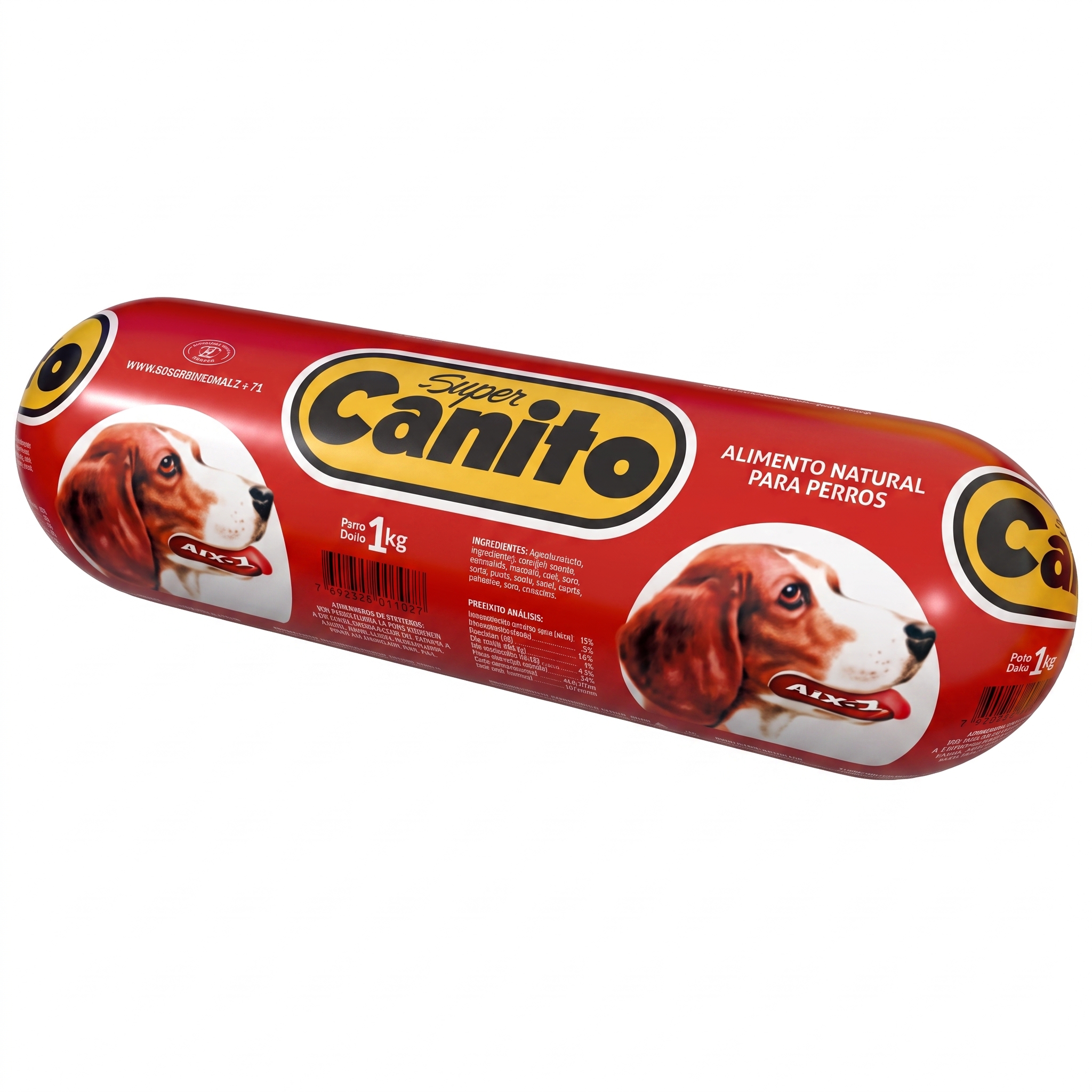 109 Alimento Refrigerado Perros Canito 1Kg - Imagen 1