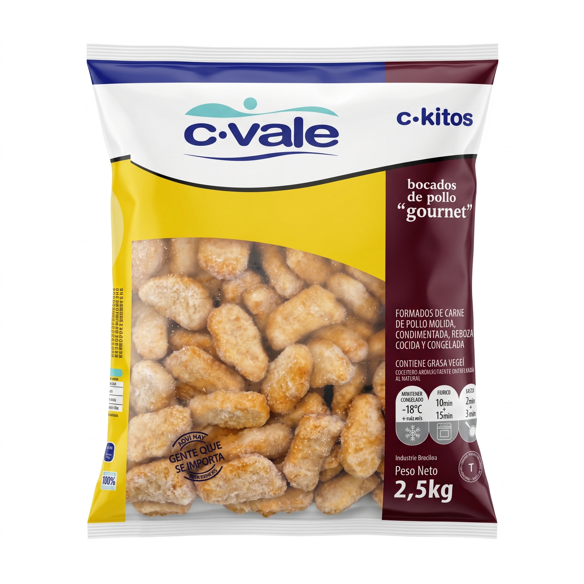 11 Nuggets de Pollo C-Vale 2,5kg - Imagen 1