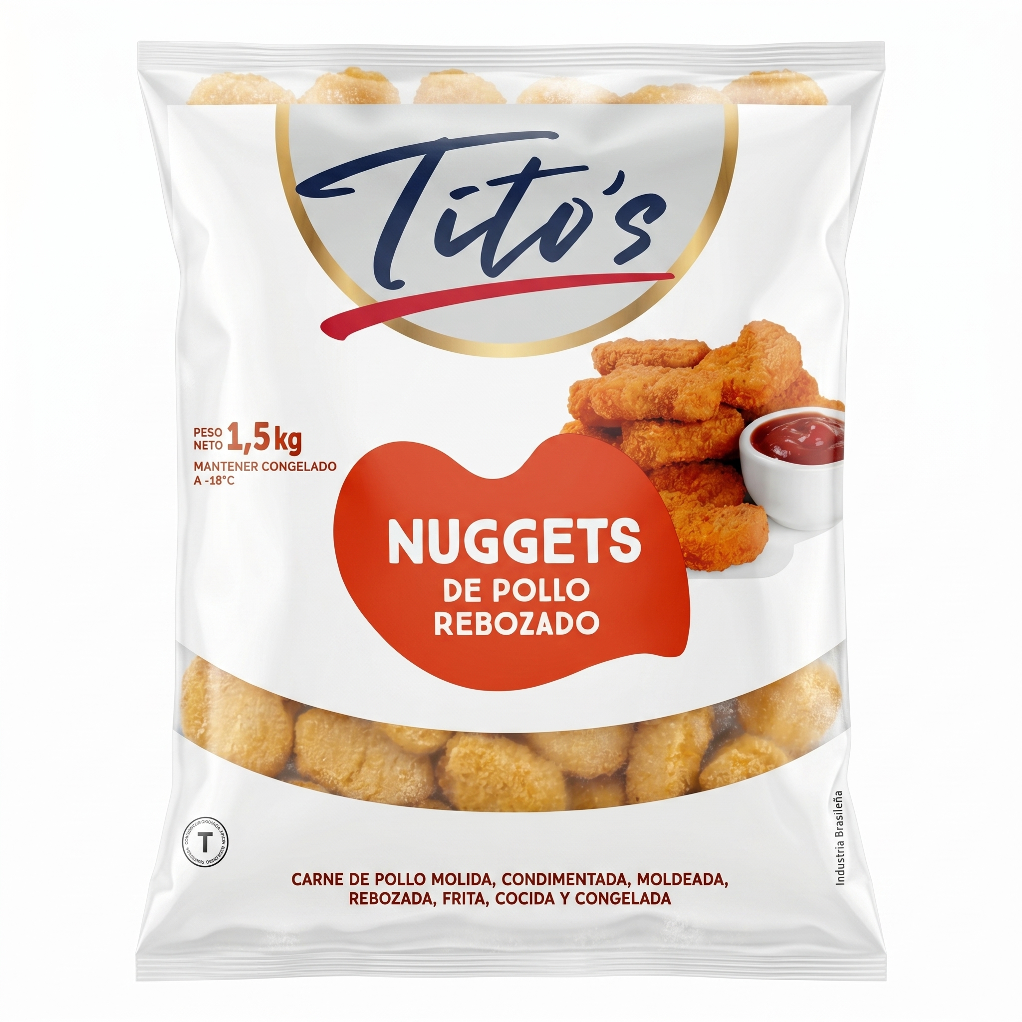 14 Nuggets de Pollo Tito's 1,5kg - Imagen 1