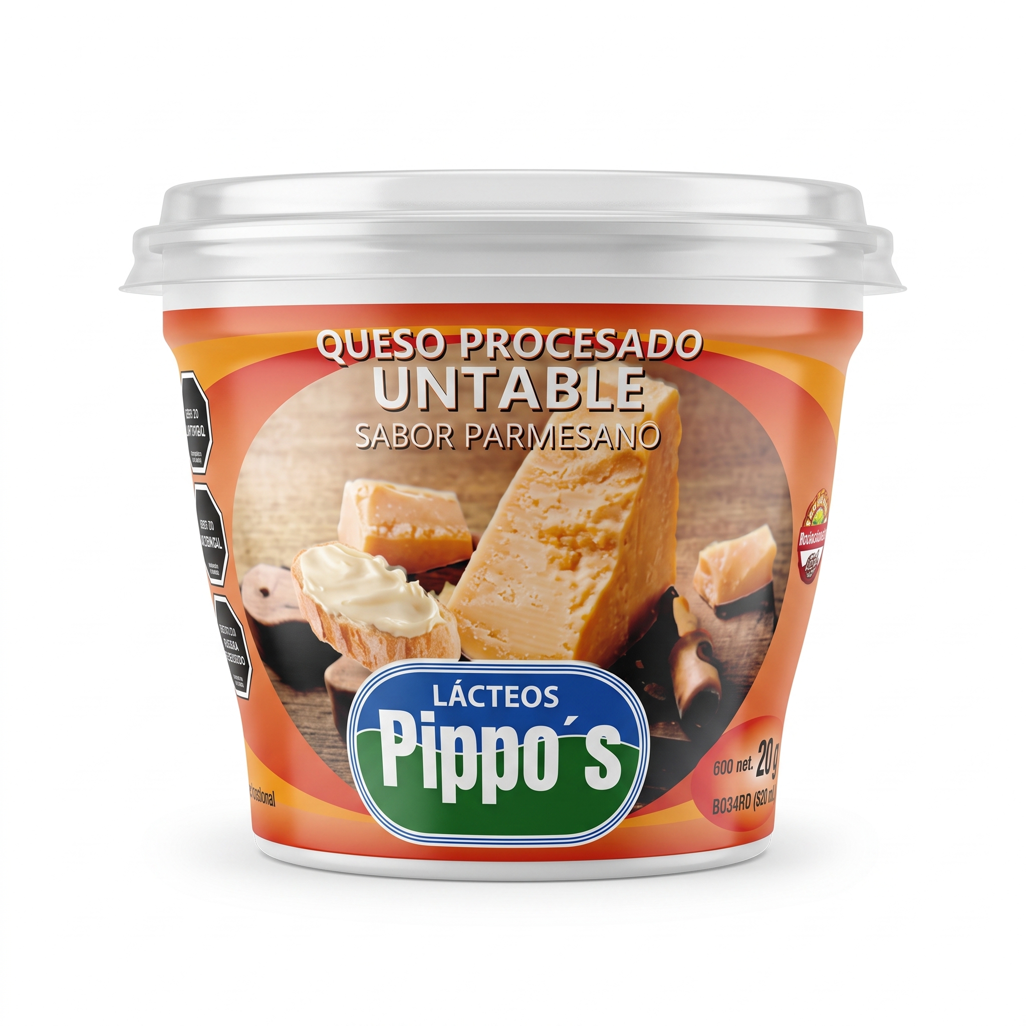 38 Queso Untable Parmesano 200g - Imagen 1