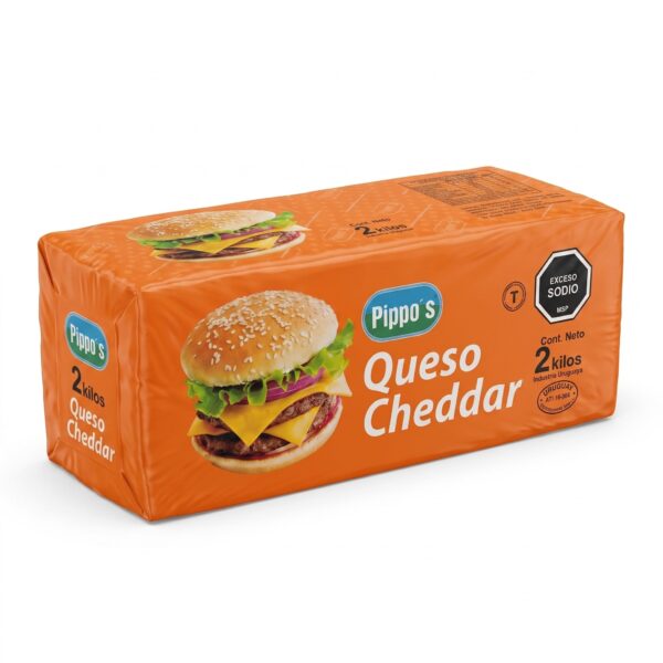 Queso Cheddar en Barra 2kg