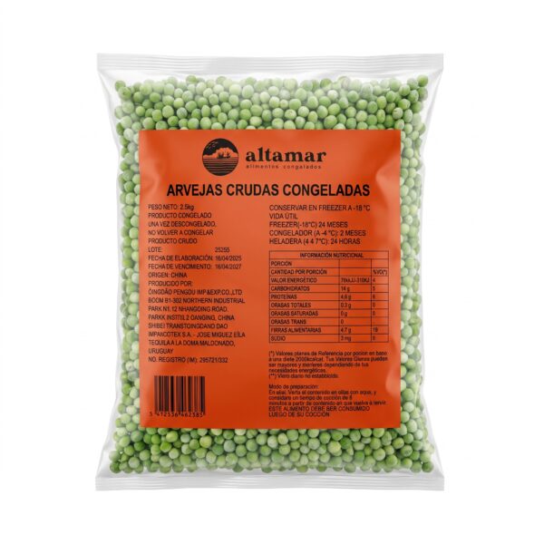 Arvejas Congeladas 1Kg